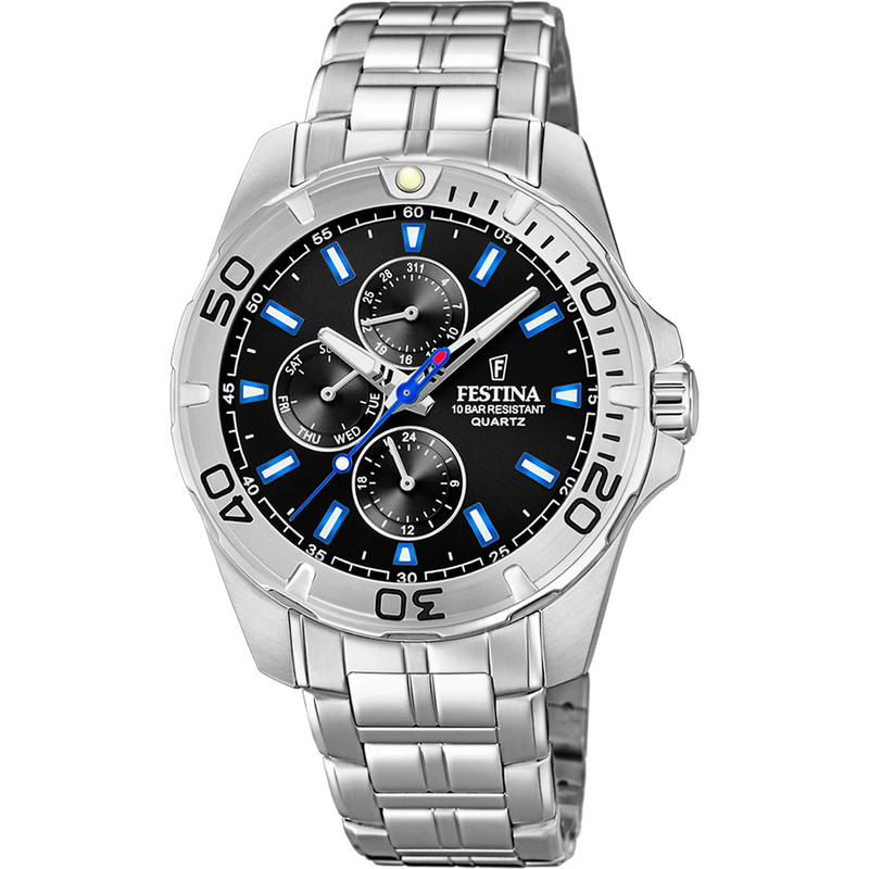 FESTINA BLACK STEEL WATCH