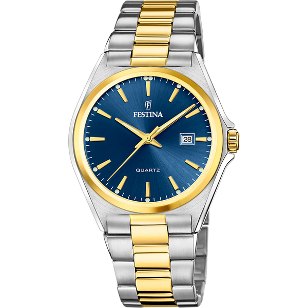 FESTINA BLUE TWO-TONE WATCH