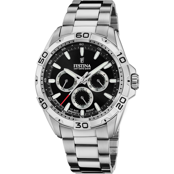 FESTINA BLACK STEEL WATCH