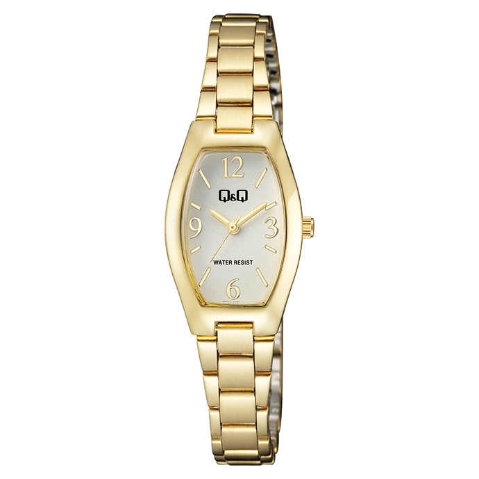 Q&Q GOLD & WHITE WATCH