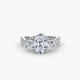 Three-Stone with Pavé Band 2