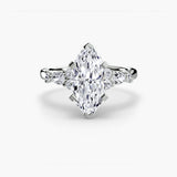 The Floral Accent Solitaire