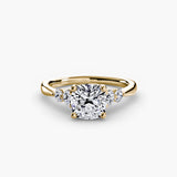 Solitaire with Shoulder Accents 2