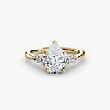 Solitaire with Shoulder Accents 2
