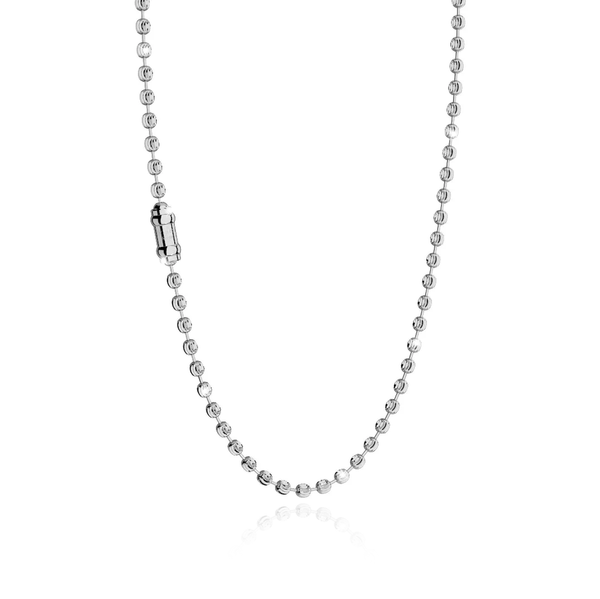 Rebecca Diamond Cut Silver Fashion Necklace