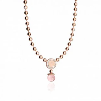 Rebecca Rose Boulevard Necklace & Pink Stone