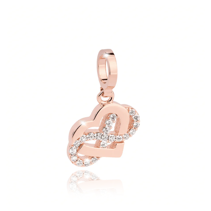 Rebecca Rose Heart & Infinity Charm