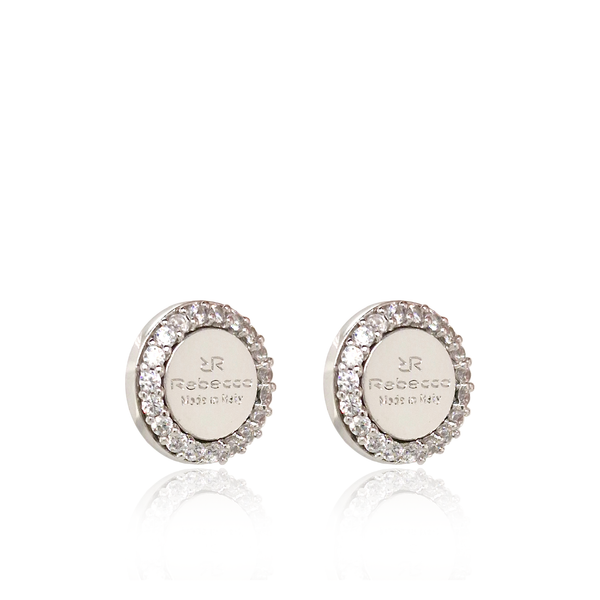 rebecca  slver czcubic zirconia stones stud earrings