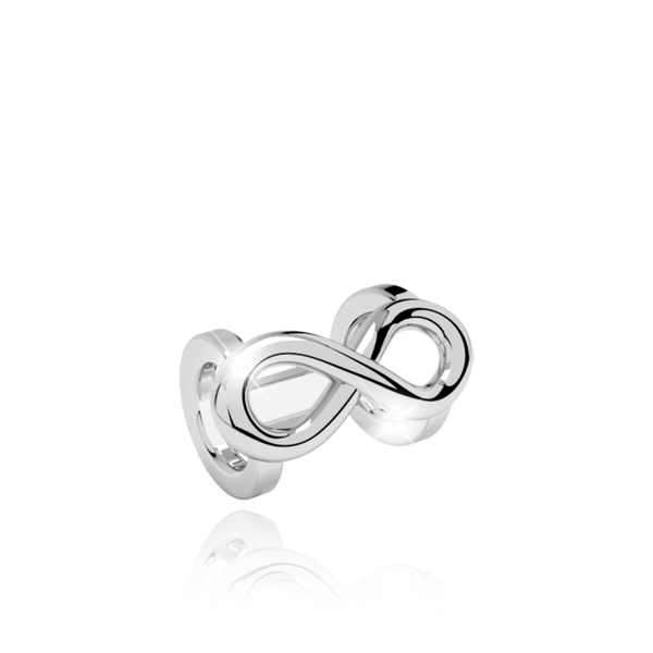 Rebecca Silver Infinity Charm