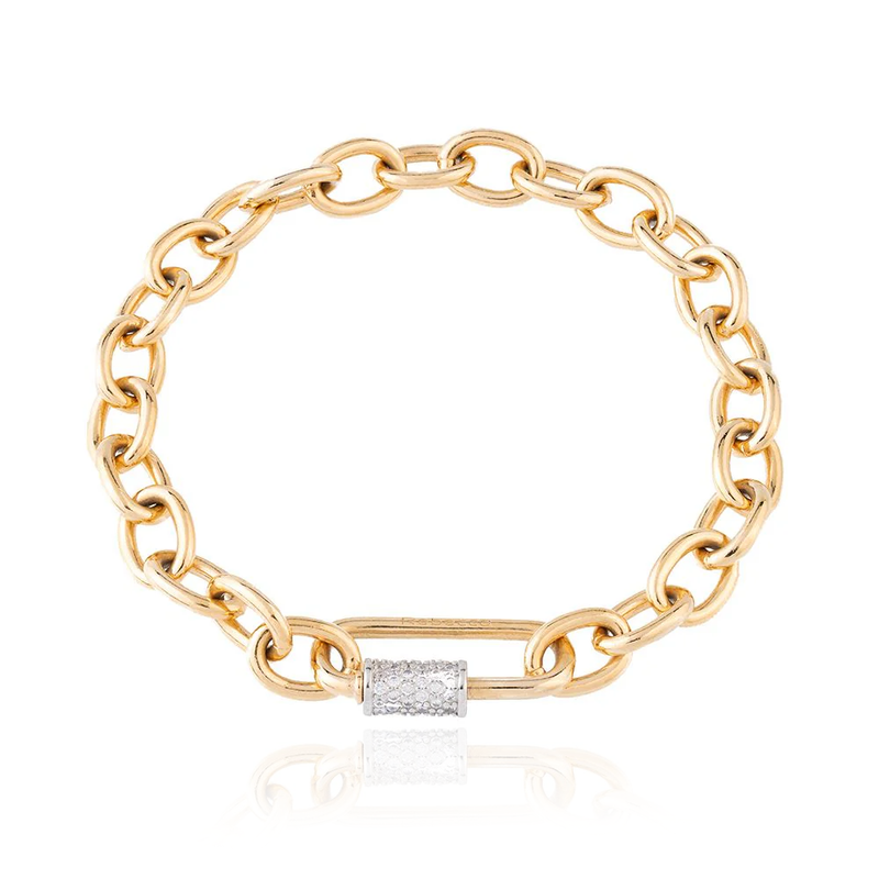 Rebecca Yellow Plated Bracelet