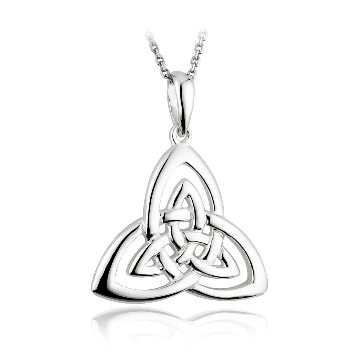 SILVER TRINITY KNOT NECKLACE – Callaghan Jewellers
