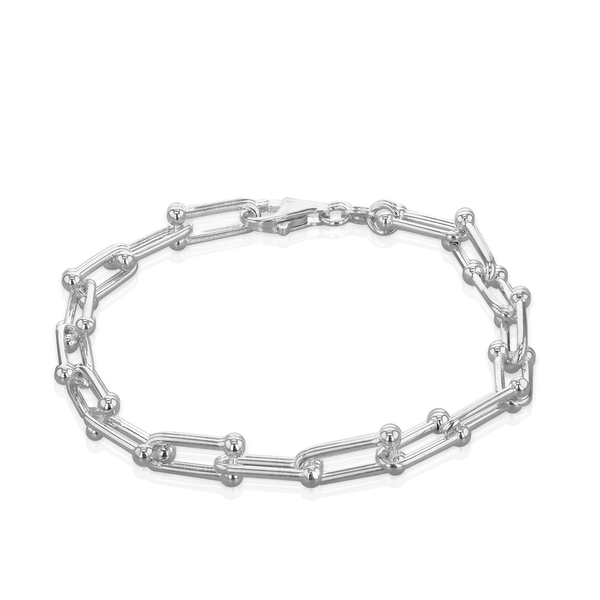 STERLING SILVER INDUSTRIAL BRACELET