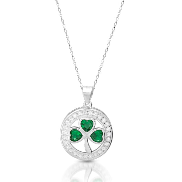 Silver Shamrock Pendant