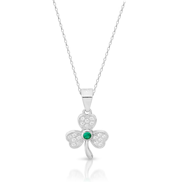 Silver Shamrock Pendant