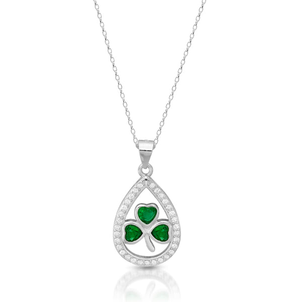 Silver Shamrock Pendant