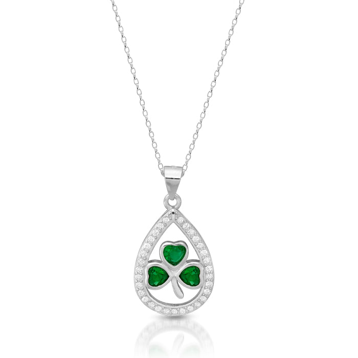 Silver Shamrock Pendant