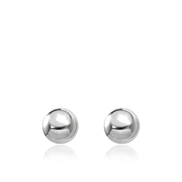 Sterling Silver 8mm Ball Stud Earrings