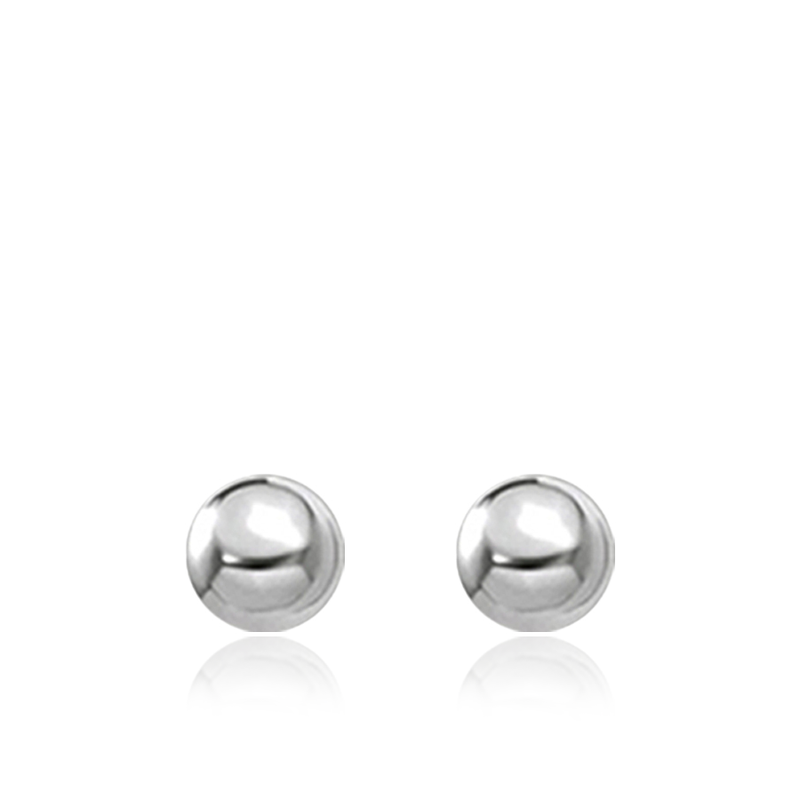 Sterling Silver 8mm Ball Stud Earrings