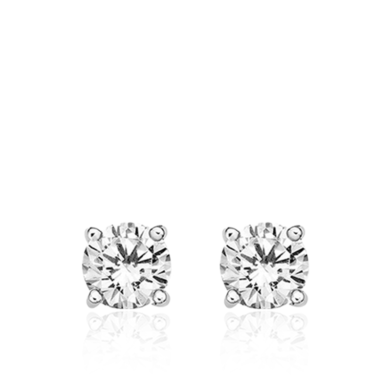 sterling silver cz cubic zirconia stones stud earrings