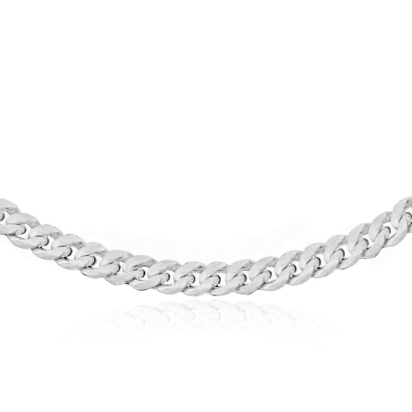 Sterling Silver 60 Panza Curb Chain 46cm/18"