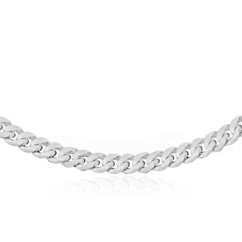 Sterling Silver 60 Panza Curb Chain 46cm/18"