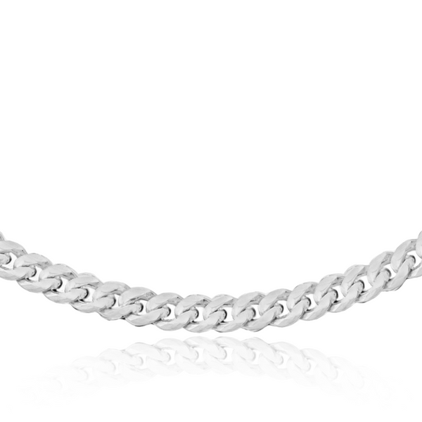 Sterling Silver 100 Panza Curb Chain