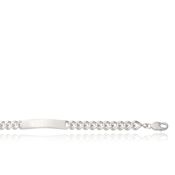 sterling silver curb chain bracelet