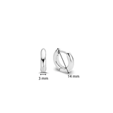 TI SENTO MILANO Small Hoops with Charms Earrings