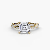 The Twisted Pavé Solitaire
