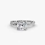 The Twisted Pavé Solitaire