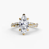 The Twisted Pavé Solitaire
