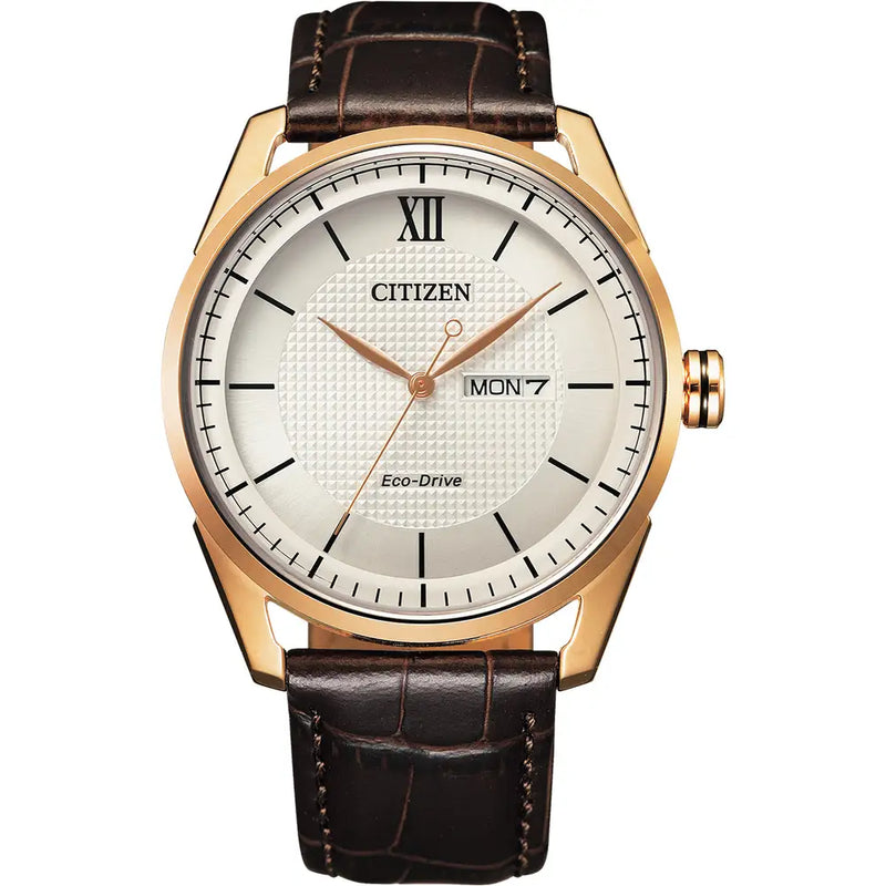 CITIZEN WHITE LEATHER WATCH