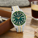 CITIZEN GREEN TWO TONE WATCH