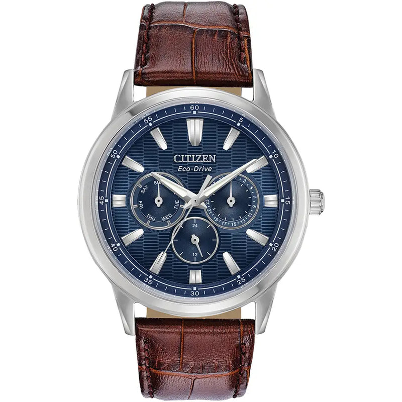 CITIZEN BLUE LEATHER WATCH