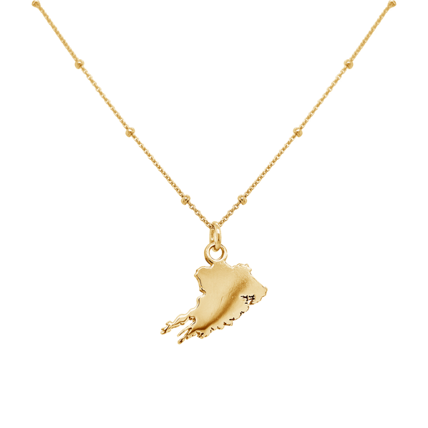 Cork Gold Plated Necklace