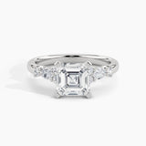 950 Platinum, Asscher, down view