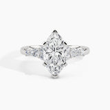 White Gold, Marquise, down view