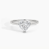 950 Platinum, Heart, down view