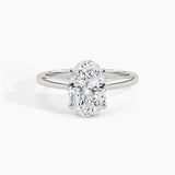White Gold, Oval, down view