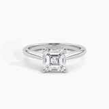 White Gold, Asscher, down view