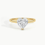 Yellow Gold, Heart, down view