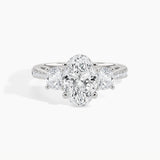 950 Platinum, Oval, down view