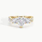 Yellow Gold, Heart, down view