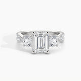 950 Platinum, Emerald, down view