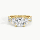 Yellow Gold, Princess, down view