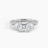 White Gold, Asscher, down view