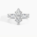 White Gold, Marquise, down view