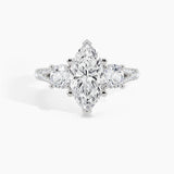 White Gold, Marquise, down view