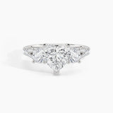 950 Platinum, Heart, down view