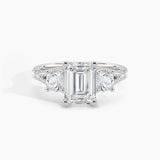 950 Platinum, Emerald, down view